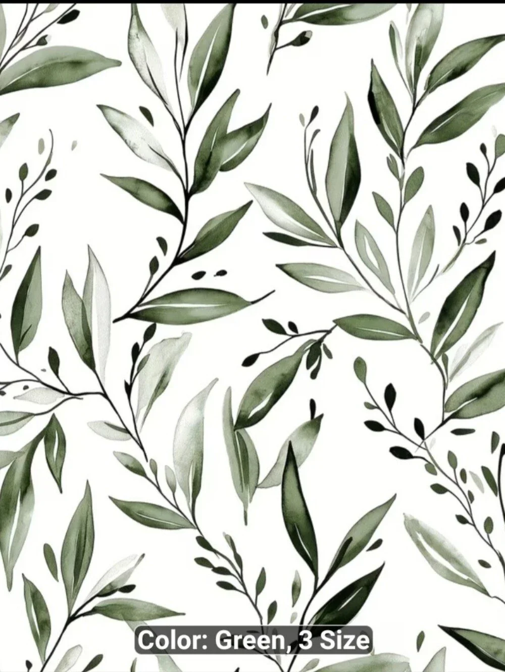 New 2 Rolls Green Botanical Leaf Peel and Stick Wallpaper #1468-1221